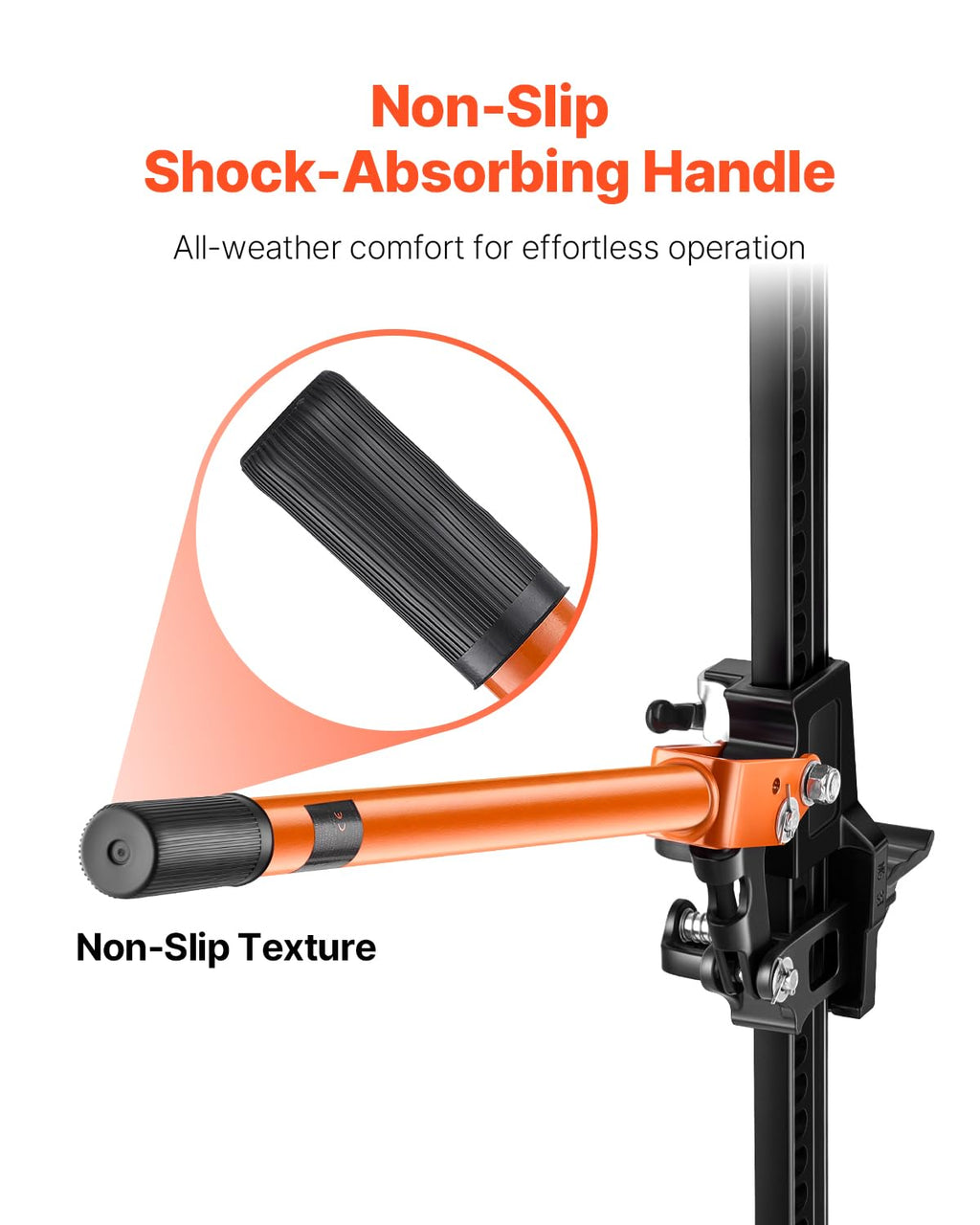 VEVOR Farm Jack with Base, 48" Utility High Lift Farm Jack, 3.18 Ton (7,000 lbs) Capacity Ratcheting Off Road Utility Jacks, Heavy-Duty Lift Jacks with 5.12"-42.5" Lifting Range for Tractor, Truck,SUV
