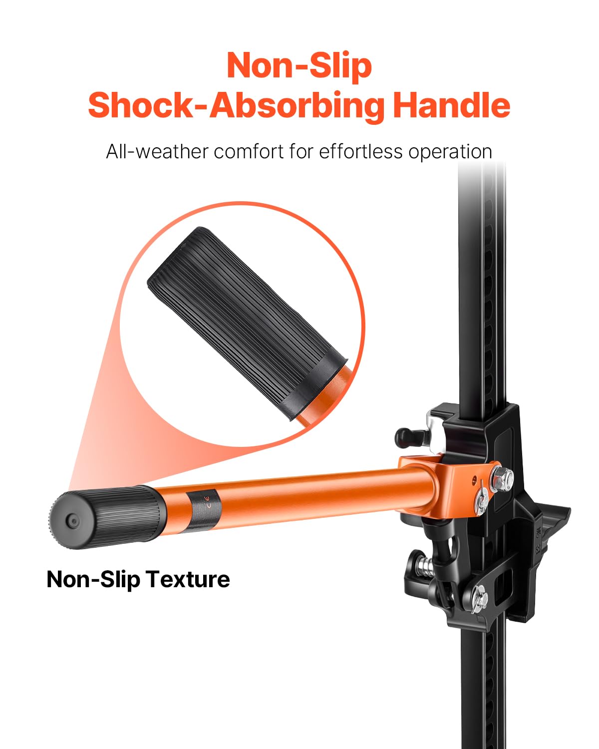 VEVOR Farm Jack with Base, 48" Utility High Lift Farm Jack, 3.18 Ton (7,000 lbs) Capacity Ratcheting Off Road Utility Jacks, Heavy-Duty Lift Jacks with 5.12"-42.5" Lifting Range for Tractor, Truck,SUV