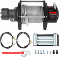 Hydraulic Winch 15000LBS,2/5"x78FT Steel Cable - BMR80 Motor, 36:1 Gear Ratio - Great for Wreckers, Trailers & Vehicle Recovery (78FT Steel Rope/15,000 LBS)