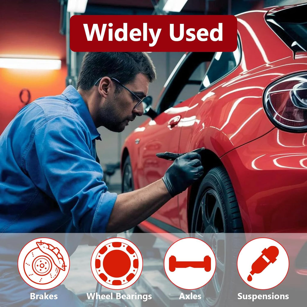 2PCS Brake Caliper Hanger Caliper Hangers Hooks with Rubber Tips, Durable Steel, Rust-Proof Automotive Tools for Braking, Axle, Suspension, Herramientas para Extensión de Frenos