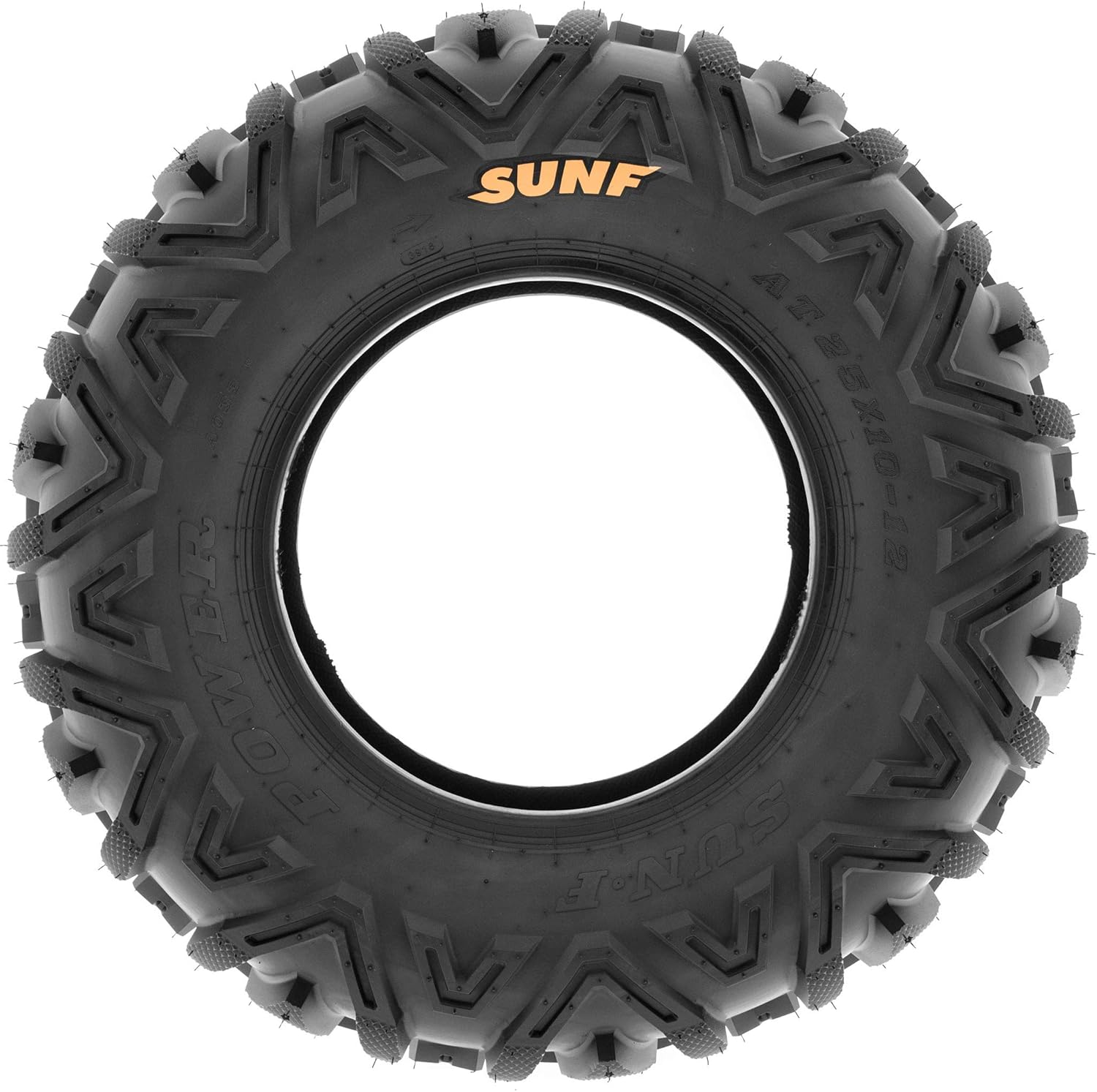 SunF ATV Tires 27x9-12 Front & 27x11-12 Rear UTV All Terrain Tires 6 Ply Tubeless A033, Set of 4