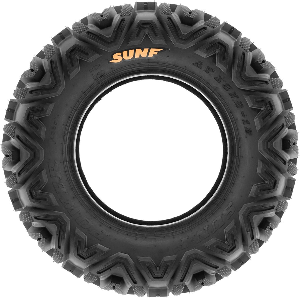 Set of 2 SunF A033 Power.I AT 27x9-12 ATV UTV Off-Road Tires All-Terrain, 6 Ply Tubeless