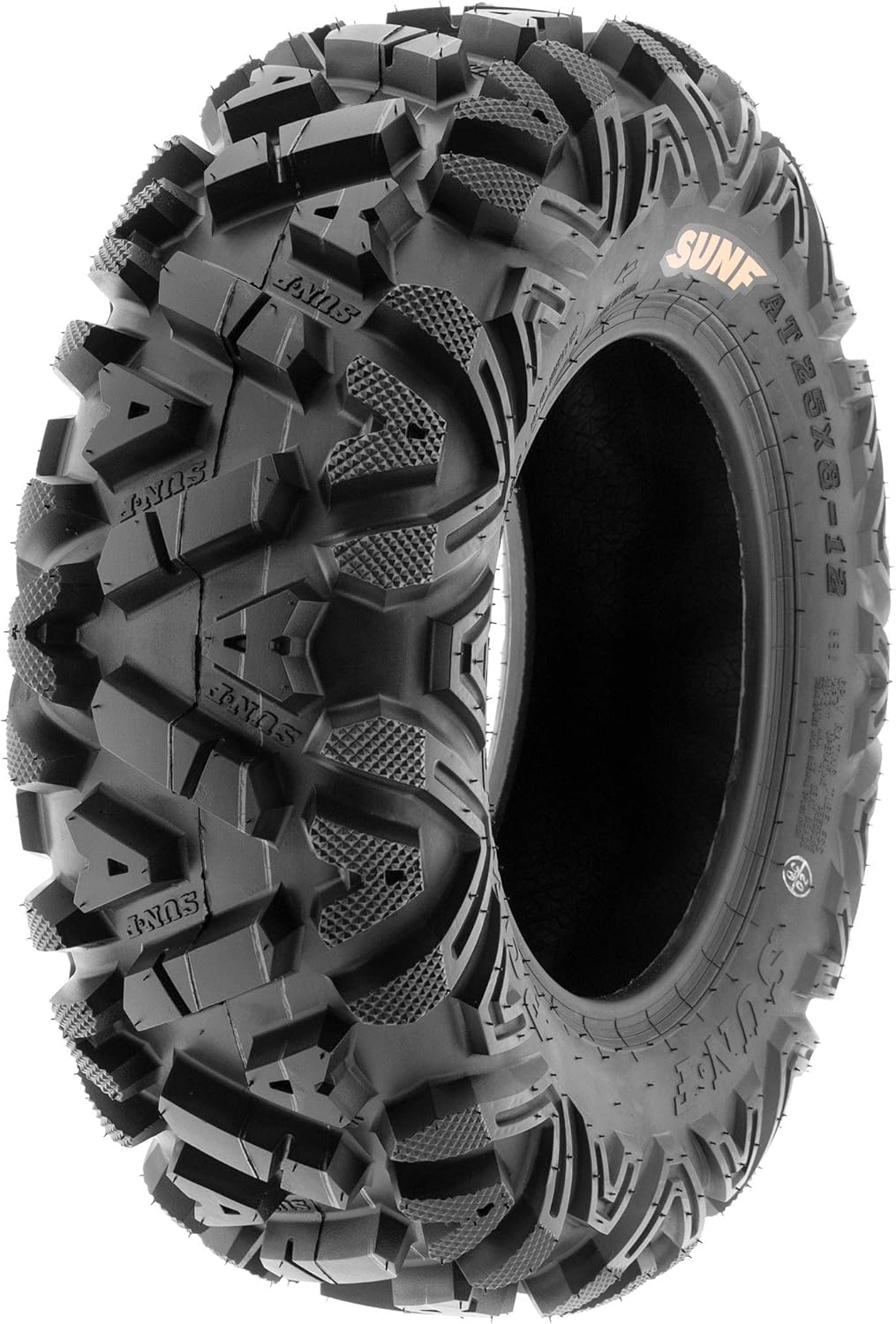 SunF ATV Tires 27x9-12 Front & 27x11-12 Rear UTV All Terrain Tires 6 Ply Tubeless A033, Set of 4