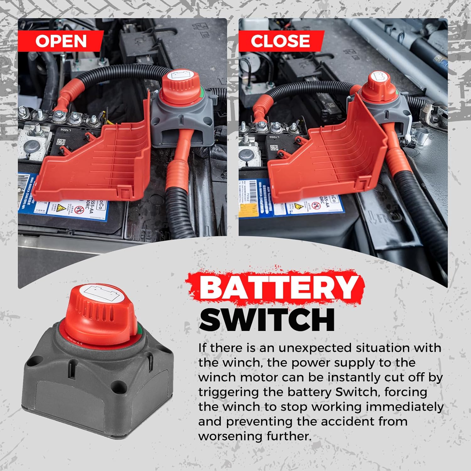 RUGCEL 12000lb New Waterproof Electric Steel Rope Winch 12V with Hawse Fairlead,2 in 1 Wireless Remote Control, Wired Control,for Truck SUV,Jeep Trailer Winch